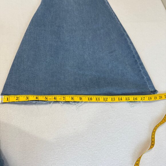 WE THE FREE Free People Just Float On Flare Hippie Jeans Jericho Blue Sz. 28 - Picture 13 of 13